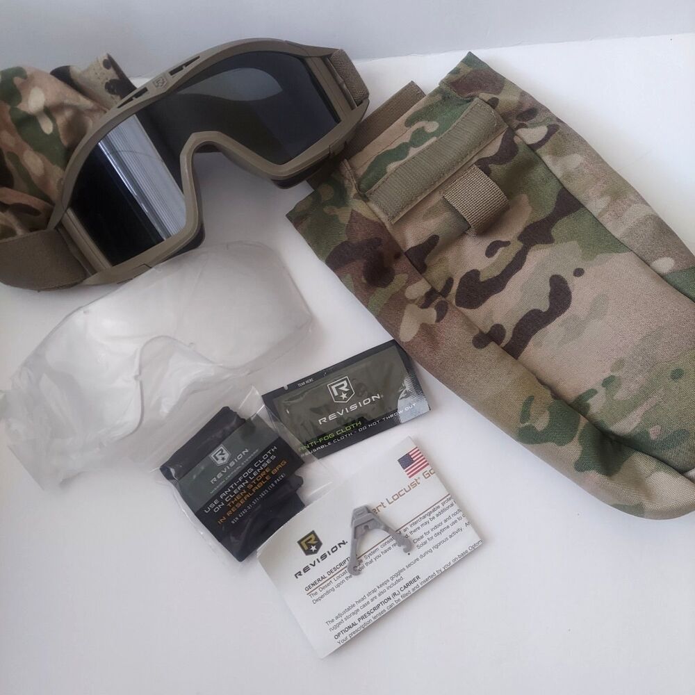 Revision Military Apel Goggle System Interchangeable Lens With Pouch